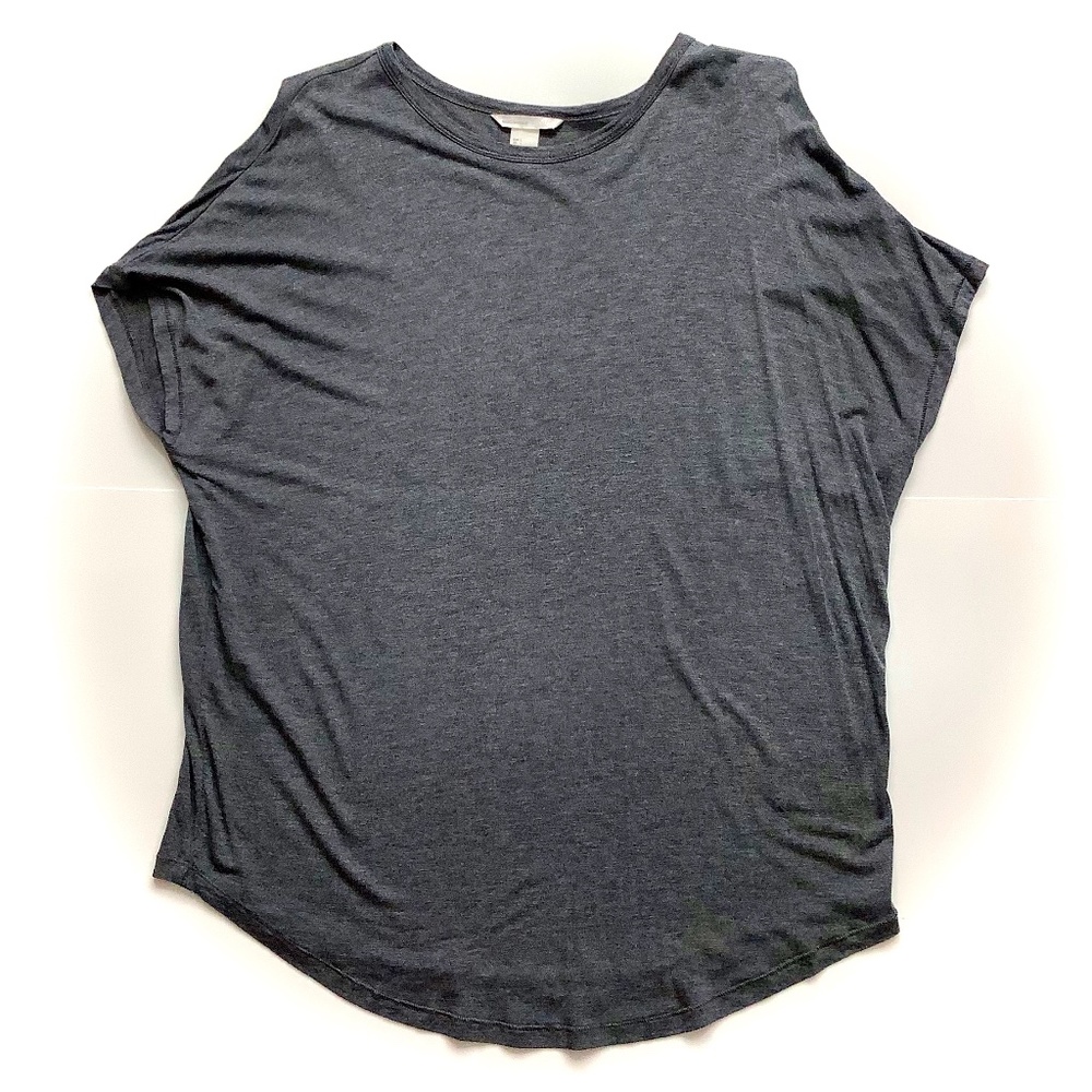 H&M Drop Sleeve Loose Grey T-Shirt